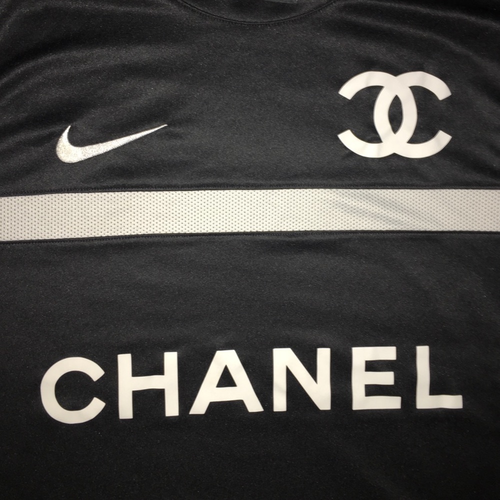 Nike Dri Fit Chanel Soccer Jersey Size Large